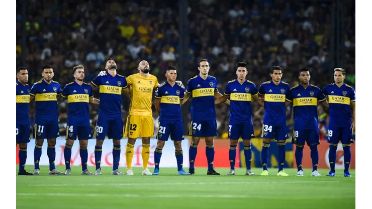 Foto de los jugadores de Boca.