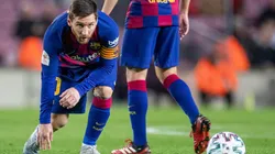 Foto de Lionel Messi, jugador de Barcelona.