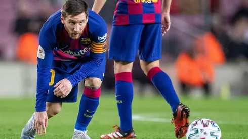 Foto de Lionel Messi, jugador de Barcelona.