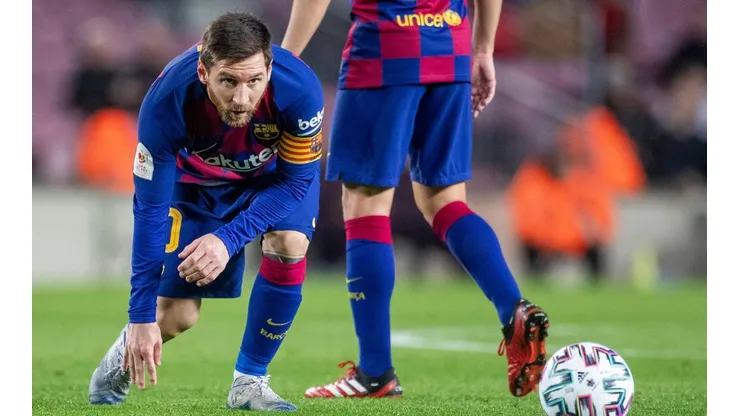 Foto de Lionel Messi, jugador de Barcelona.