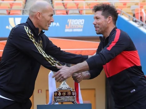 Zidane defendió al Cholo Simeone de las críticas: "Es uno de los mejores"