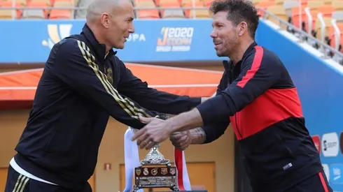 Zidane defendió al Cholo Simeone de las críticas: "Es uno de los mejores"