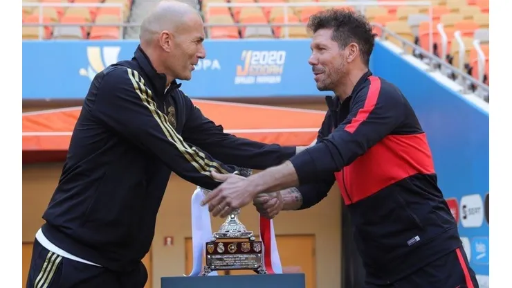 Zidane defendió al Cholo Simeone de las críticas: "Es uno de los mejores"