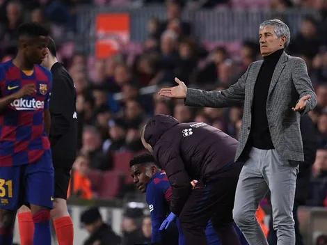 La autocrítica de Quique Setién aún después del 5-0 de Barcelona