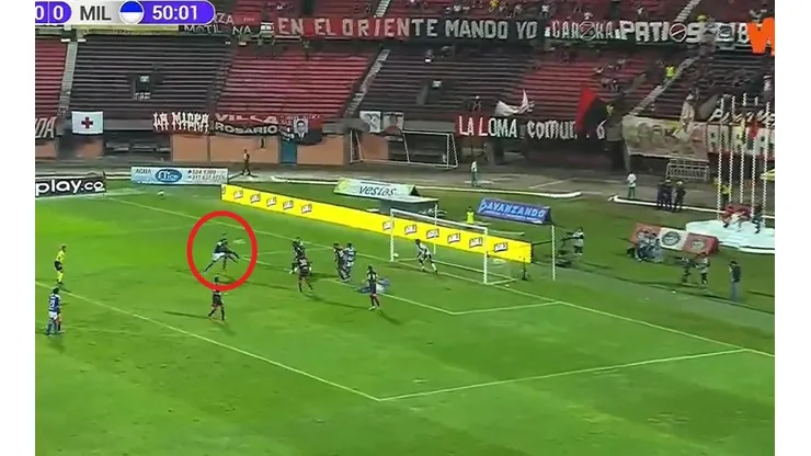 Zapata aprovechó la dormida del Cúcuta y pone el primero de Millonarios