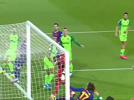 Fue gol de Lenglet, pero Griezmann casi le arruina el segundo al Barcelona