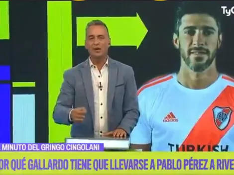 Gringo Cingolani dijo por qué Pablo Pérez tiene que jugar en River