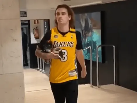 Griezmann también homenajeó a Kobe Bryant