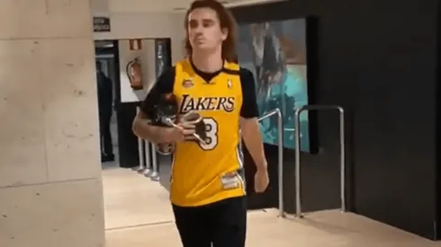 Griezmann también homenajeó a Kobe Bryant