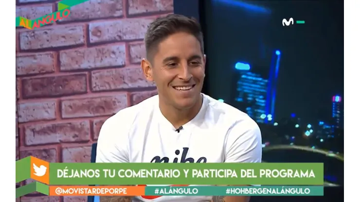 Hohberg estuvo anoche en el programa de Al Ángulo.