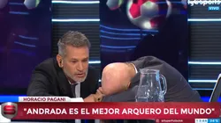 Pagani: "Andrada es el mejor arquero del mundo, es mejor que Ter Poron..."