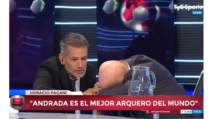 Pagani: "Andrada es el mejor arquero del mundo, es mejor que Ter Poron..."