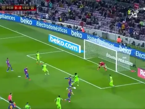 En pocos minutos, Griezmann adelantó al Barcelona ante Leganés