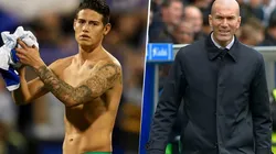 Para Zidane, James "lo ha hecho fenomenal" en la victoria contra Real Zaragoza