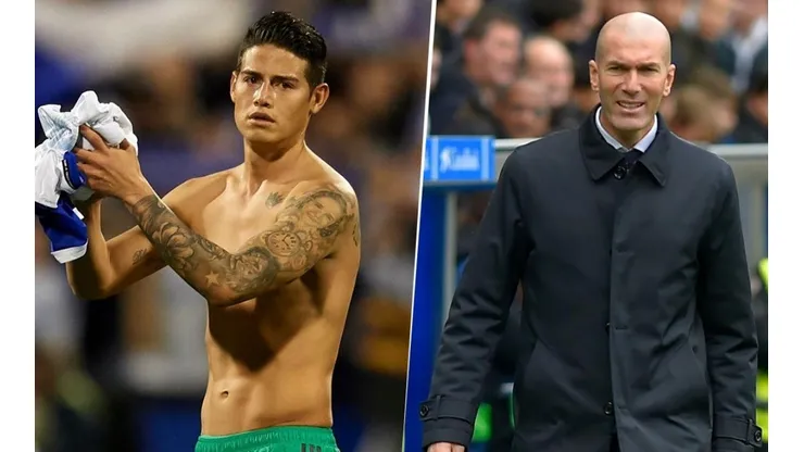 Para Zidane, James "lo ha hecho fenomenal" en la victoria contra Real Zaragoza