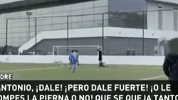 Video escandaloso: padre pide a su hijo de 11 años que le rompa la pierna al rival