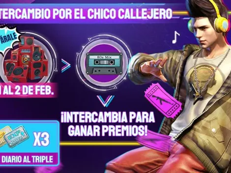 Free Fire anuncia un evento que entregará ¡Triple de Oro y Experiencia!