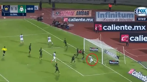 ¡El VAR ya! El gol del 2-1 que le anularon insólitamente a Pumas ante Santos