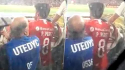 Video: un hincha de Boca lo insultó a Pablo Pérez por la final contra River