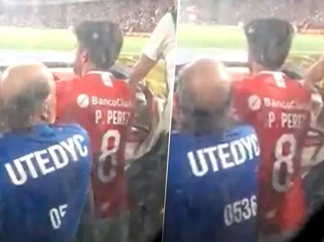 Video: un hincha de Boca lo insultó a Pablo Pérez por la final contra River