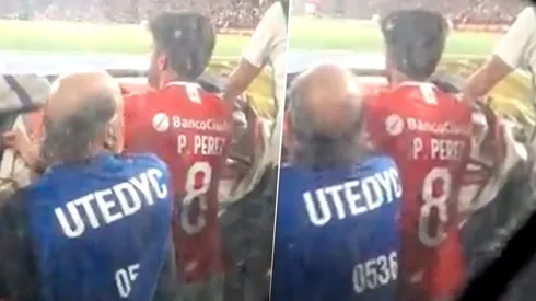 Video: un hincha de Boca lo insultó a Pablo Pérez por la final contra River