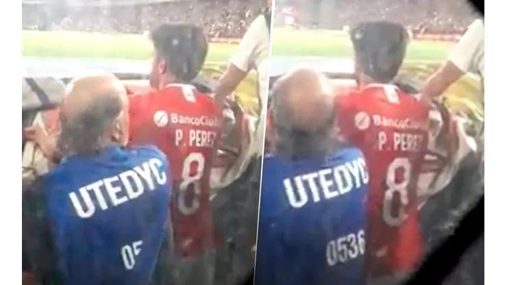 Video: un hincha de Boca lo insultó a Pablo Pérez por la final contra River