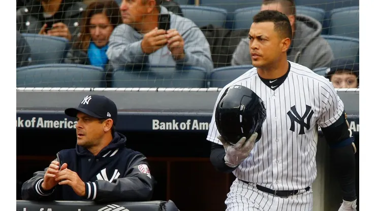 Aaron Boone reveló qué espera de Giancarlo Stanton para este año
