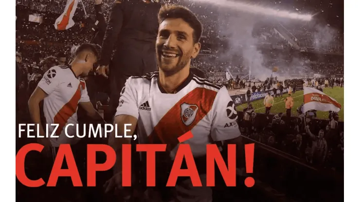 River saludo a Ponzio por su cumpleaños y los hinchas explotaron: "El hombre definitivo"