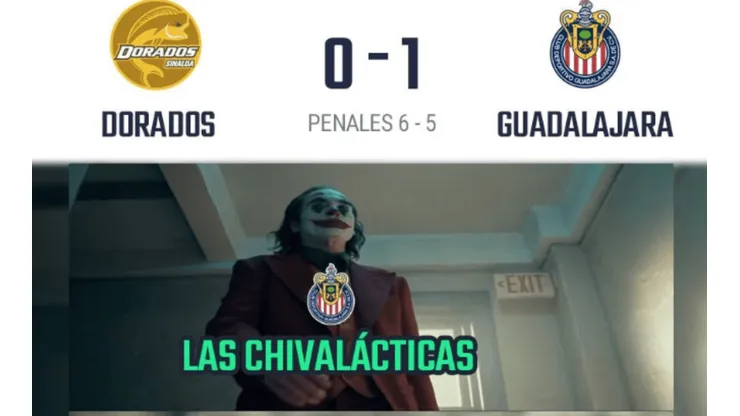 Los memes se ríen tras la eliminación de las supuestas Súper Chivas contra Dorados