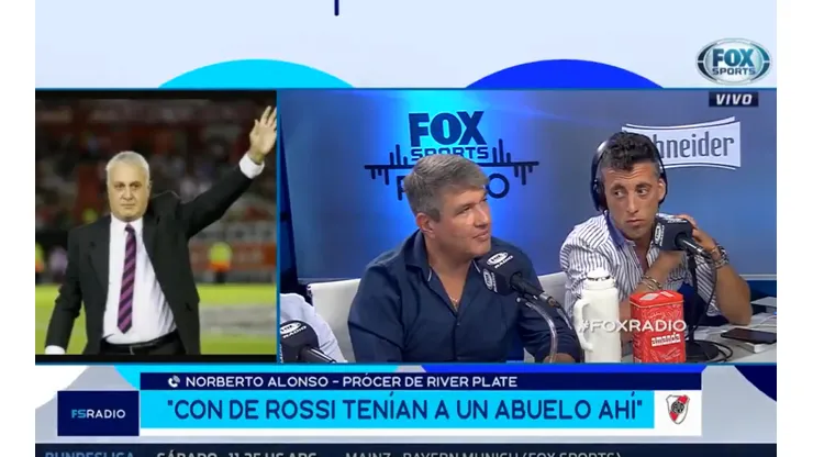 Beto Alonso destruyó a De Rossi: "Tenían un abuelo ahí"