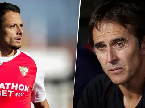 Lopetegui explicó los pocos minutos de Chicharito en Sevilla