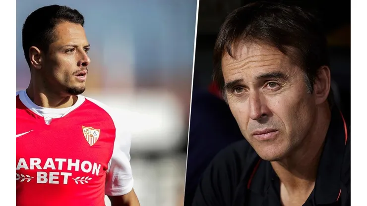 Lopetegui explicó los pocos minutos de Chicharito en Sevilla