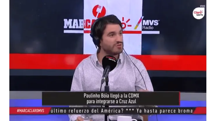 En Marca Claro dijeron que Cruz Azul tiene "el maleficio de la duda" con Paulinho Boia