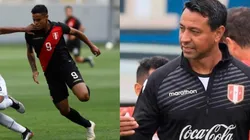 Solano es el entrenador de la Sub23 y su 9 es Olivares.