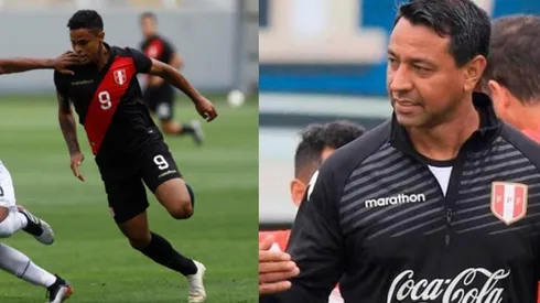 Solano es el entrenador de la Sub23 y su 9 es Olivares.