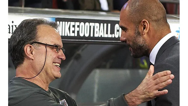 A Guardiola le preguntaron por Bielsa y tiró: "Mejor entrenador del mundo"
