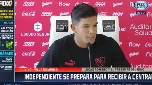 Lucas Romero: "Fuimos superiores a Boca, incluso diez contra diez"