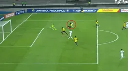 Cambiaron de roles: Gaich asistió y Mac Allister marcó el gol para Argentina