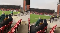 Video insólito: entró un delivery a la cancha en pleno partido en Inglaterra