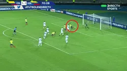 Herrera corrió desnudo por la cancha y Atuesta solo tuvo que empujarla