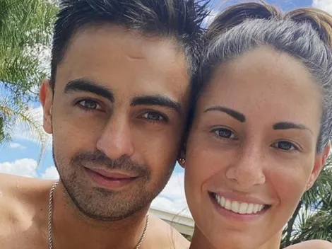 El Pity Martínez subió una foto entrenando y su esposa lo trolleó por su ropa