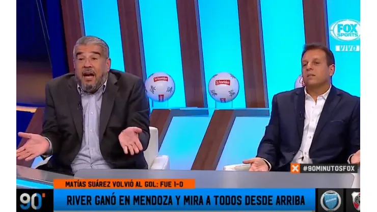 El Chavo Fucks se la jugó en 90 Minutos y avisó quién va a ganar la Superliga: "Ya está hecho"