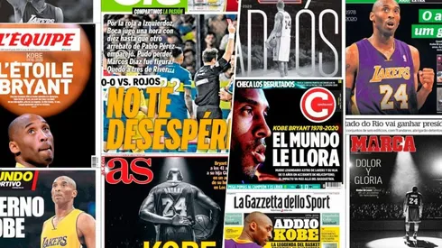 Pablo Pérez sí, Kobe Bryant no: Twitter destruyó a Diario Ole por su tapa