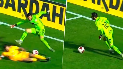 Así fue la jugadota de Camilo Vargas con la que humulló a André-Pierre Gignac.