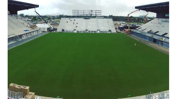El estadio de Inter Miami se prepara para el inicio de la MLS.