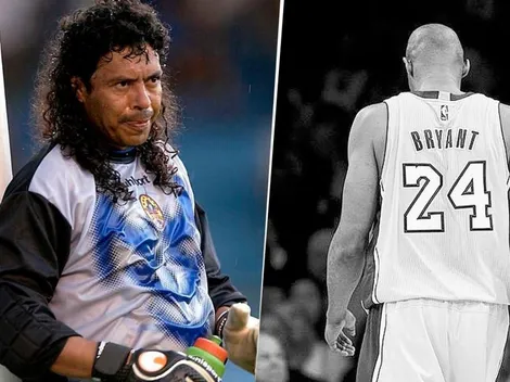 Tristeza infinita: hasta René Higuita lamentó el fallecimiento de Kobe Bryant