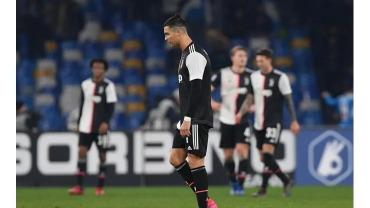 MALA NOCHE. Cristiano Ronaldo marcó pero no pudo evitar la derrota de Juventus (Foto: Getty).
