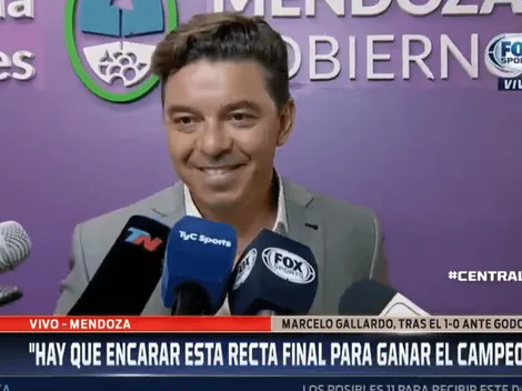 Gallardo, sobre su "mal pase" a Nacho Fernández: "La terminé cagando"