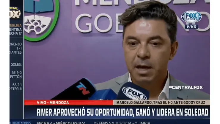 Gallardo: "Ganamos un partido importante, de esos que definen torneos"