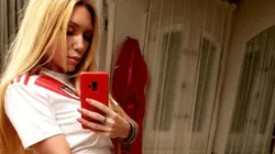 Melisia metió foto muy ella para celebrar que River es único puntero